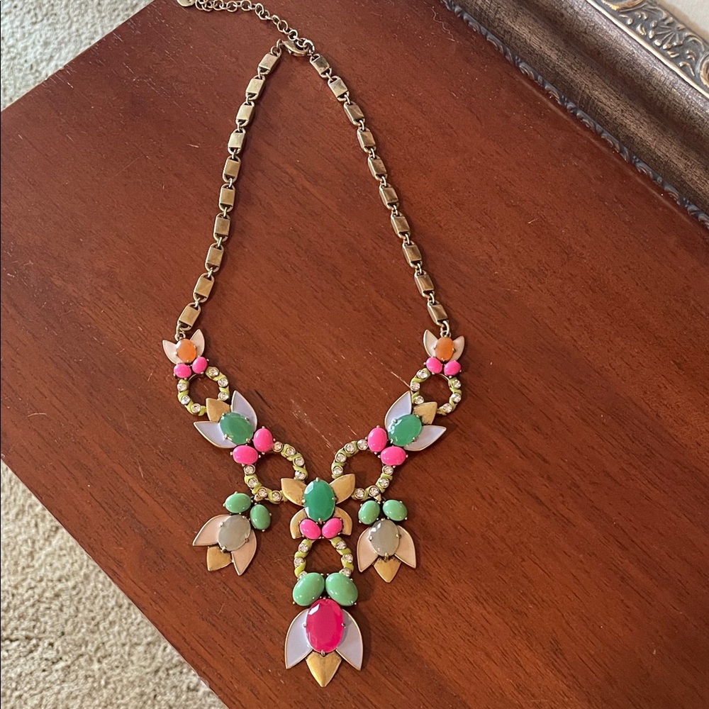 Stella & Dot Multicolor Floral Necklace - Picture 8 of 9